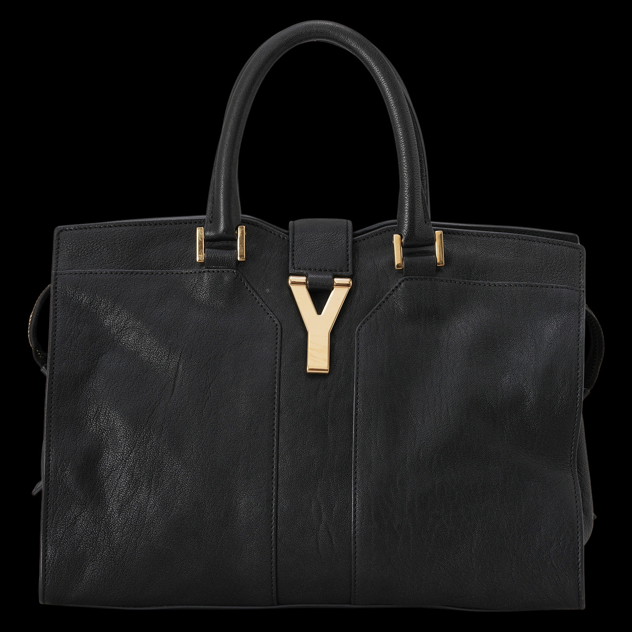 YVES SAINT LAURENT(USED)생로랑 400666 카바스 토트겸 숄더백